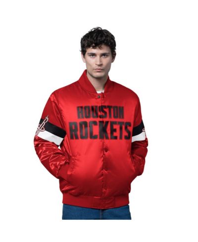 Мужская атласная куртка Starter Houston Rockets Varsity