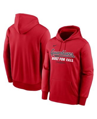 Худи Nike Men's Red Cleveland Guardians 2025 MLB Postseason Authentic Collection Therma Fleece