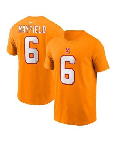 Nike Men's Baker Mayfield Orange Tampa Bay Buccaneers Player Name & Number T-Shirt