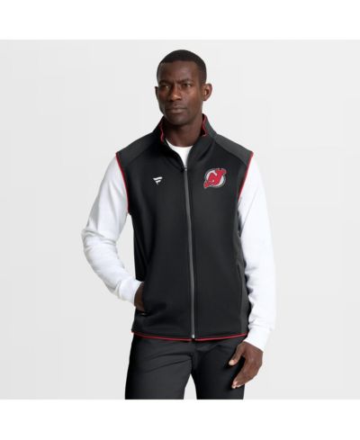 Мужской жилет Fanatics New Jersey Devils Authentic Pro Rink, черный