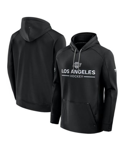 Fanatics Men's Black Los Angeles Kings Authentic Pro Rink Hoodie