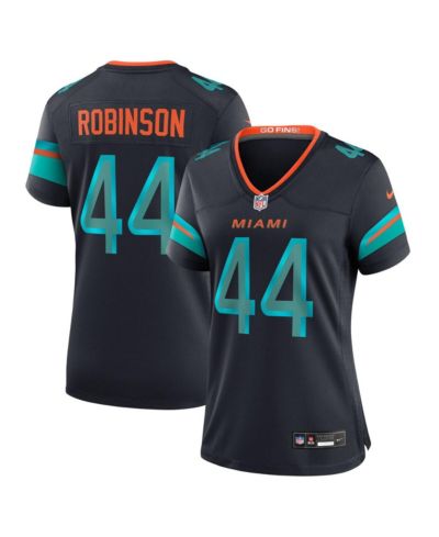 Nike Women's Chop Robinson Pitch Blue Miami Dolphins 2025 Rivalries Collection Game Jersey