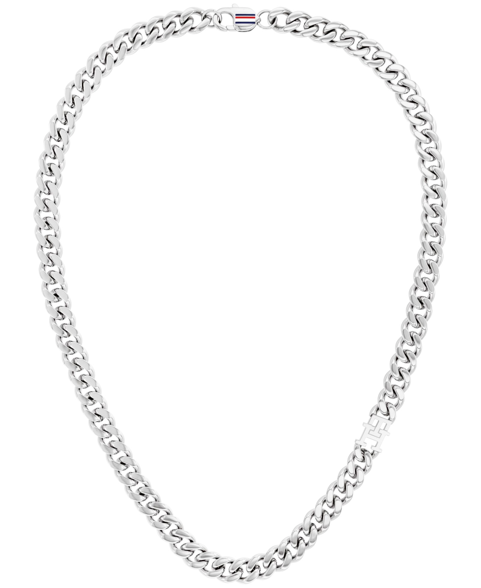 Ожерелье Tommy Hilfiger Men's Silver-Tone Stainless Steel Link Chain Necklace