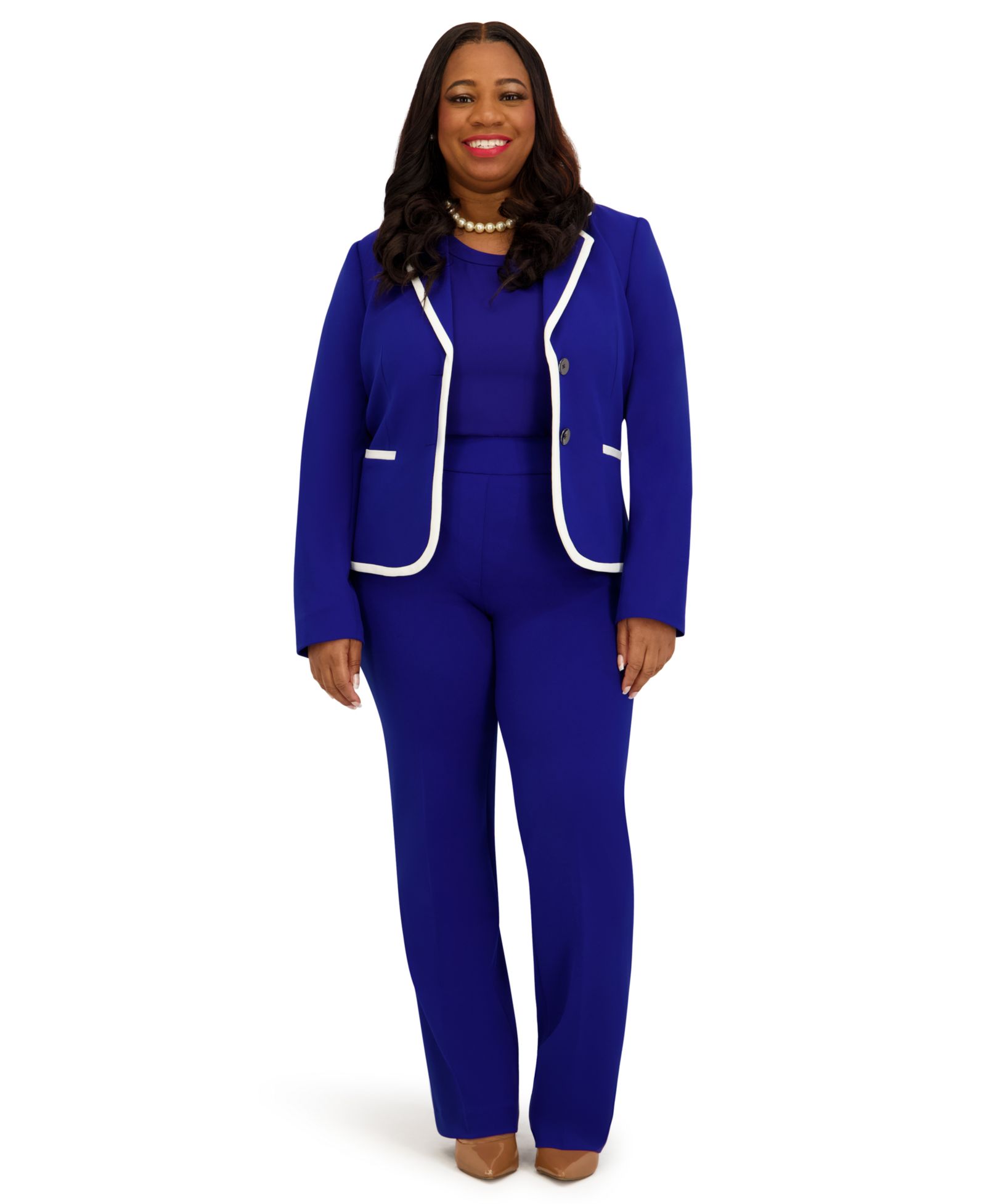 Kasper Женский Two-Button Long-Sleeve Jacket