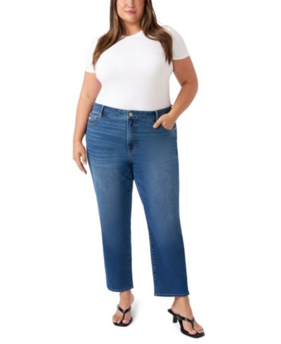 Джинсы Seven7 Plus Size Vintage Straight Ankle