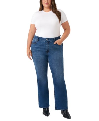 Seven7 Plus Size Tummy Less Bootcut Jeans