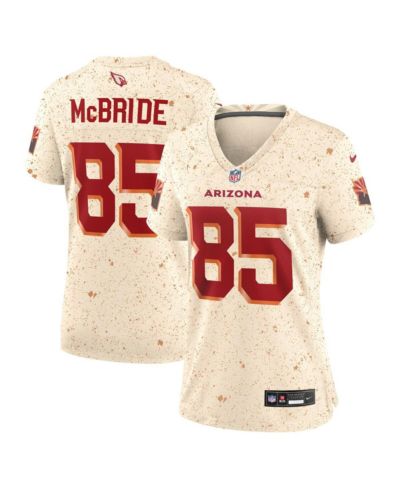 Женская игровая джерси Nike Trey McBride Arizona Cardinals 2025 Rivalries Collection, натуральный цвет