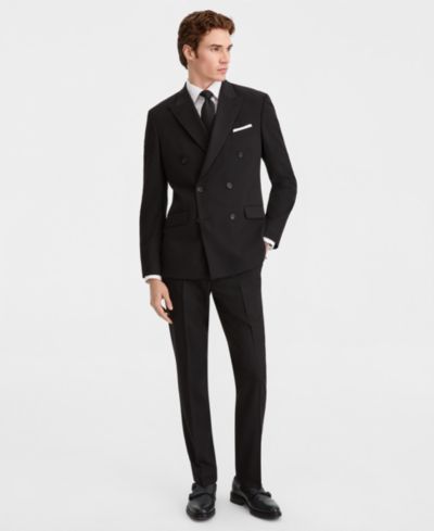 Мужской приталенный костюм Kenneth Cole Reaction Double-Breasted Slim-Fit