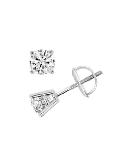 Macy's Diamond Stud Earrings (7/8 ct. t.w.) in 14k White Gold