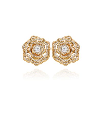 Серьги-гвоздики GUESS Glass Stone Floral