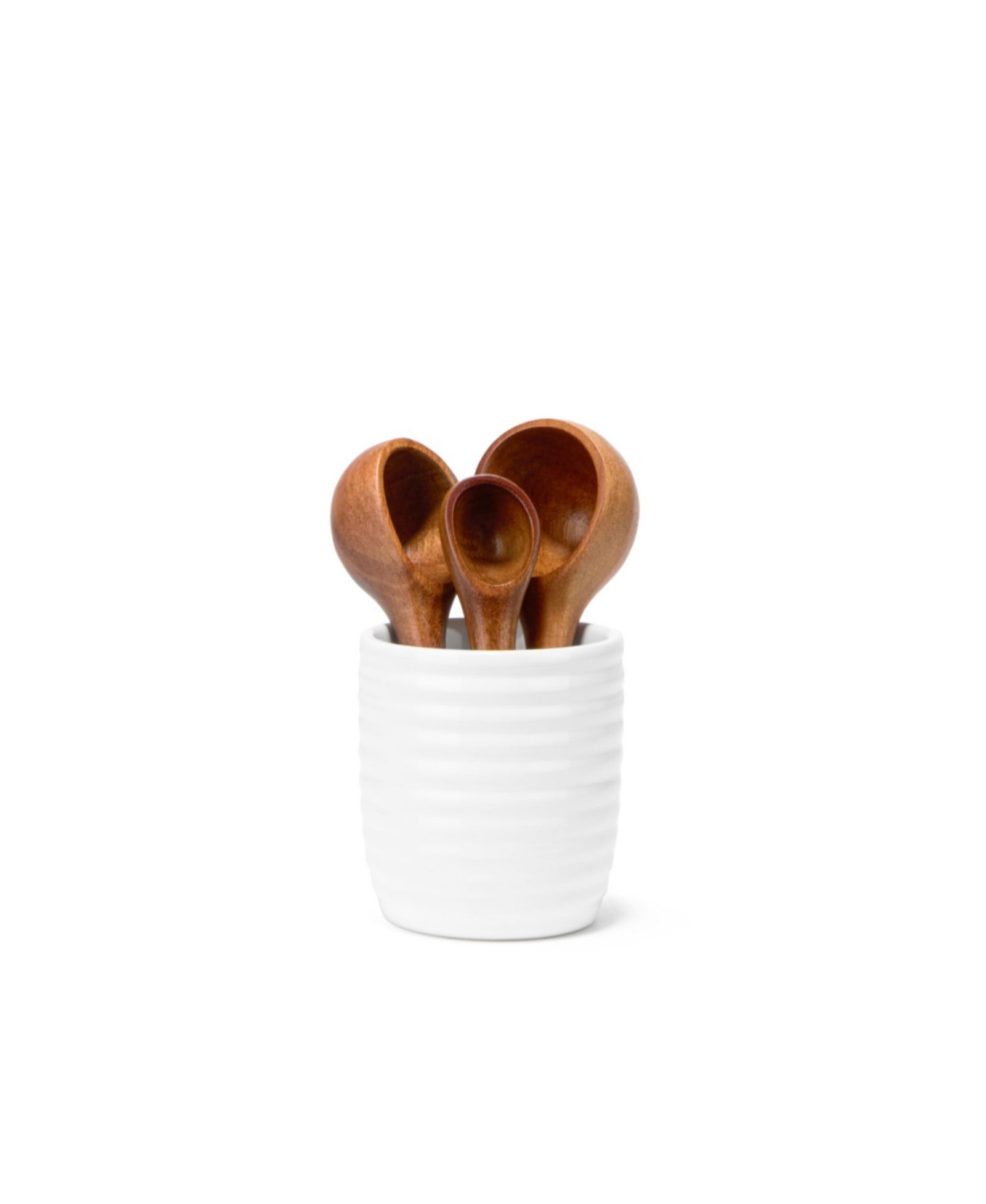 Nambé Breaking Bread Measuring Spoons with Canister