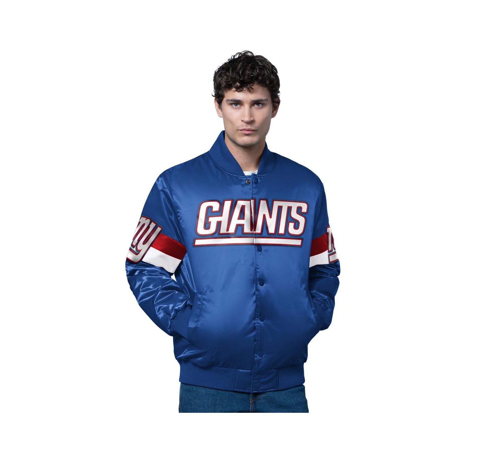 Мужская куртка Starter Royal New York Giants satin varsity