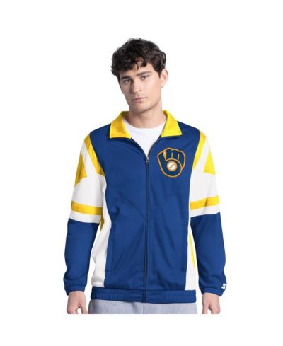 Starter Мужская спортивная куртка Milwaukee Brewers Contender Tricot Full-Zip