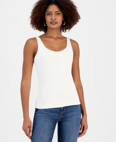 I.N.C. International Concepts Women's Scoop Neck Top, Macy's Exclusive