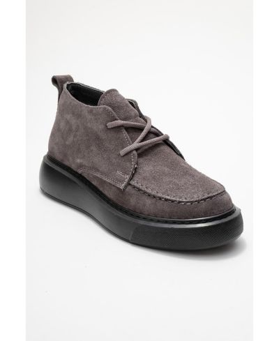 Grey suede faux leather