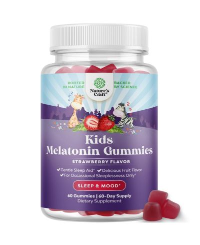 Nature's Craft Melatonin Gummies Детские жевательные витамины с мелатонином, 60 шт