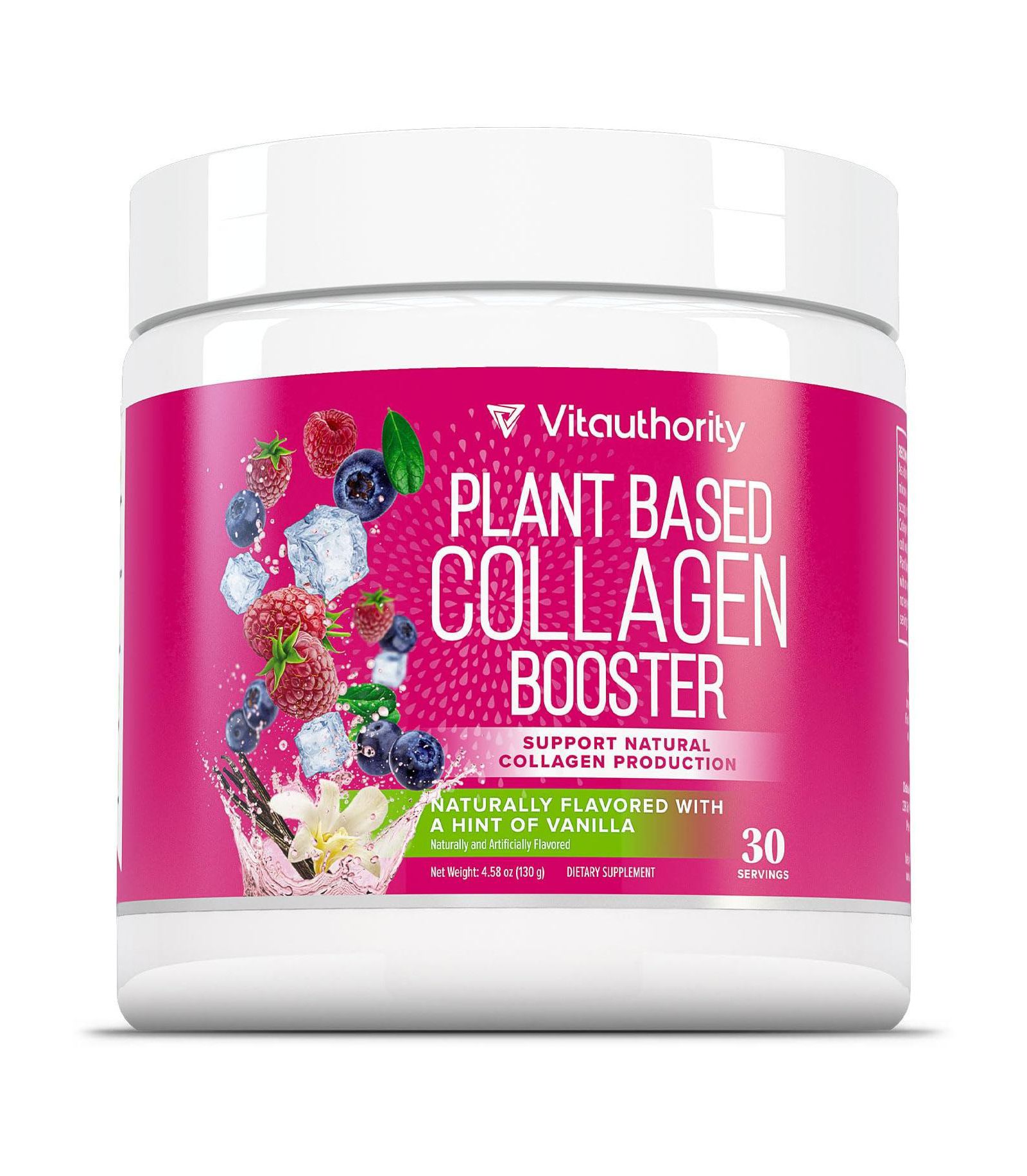 Коллаген Vitauthority Plant Based Collagen Boost Vanilla 130gm