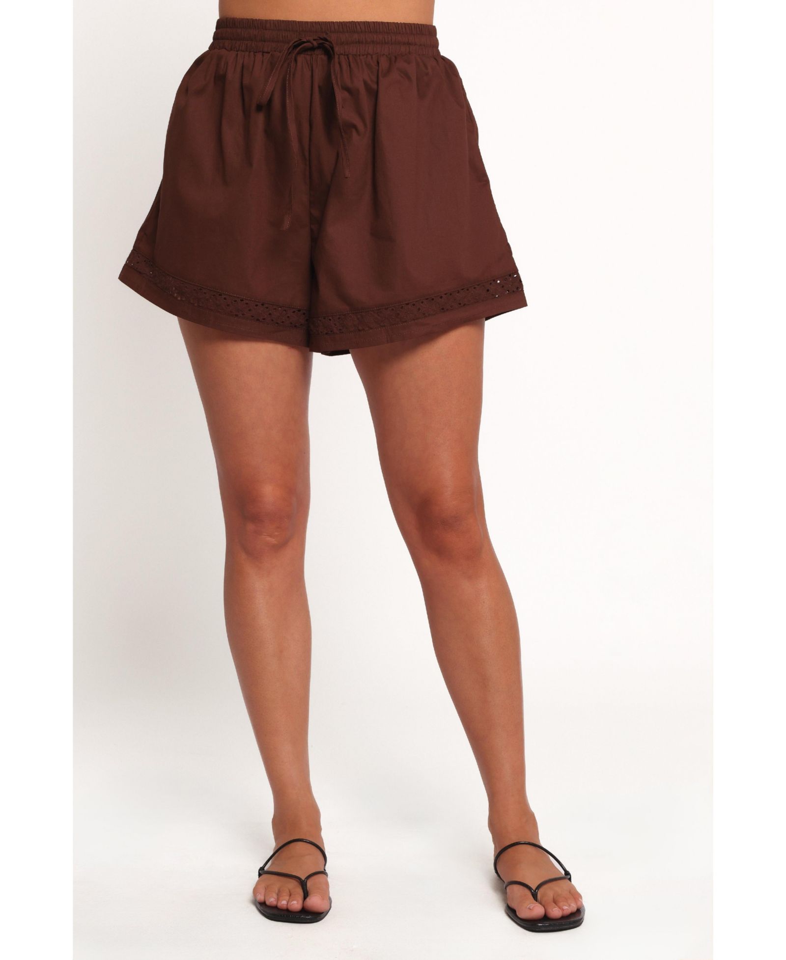 Petal and Pup Women's Austin Short - Chocolate