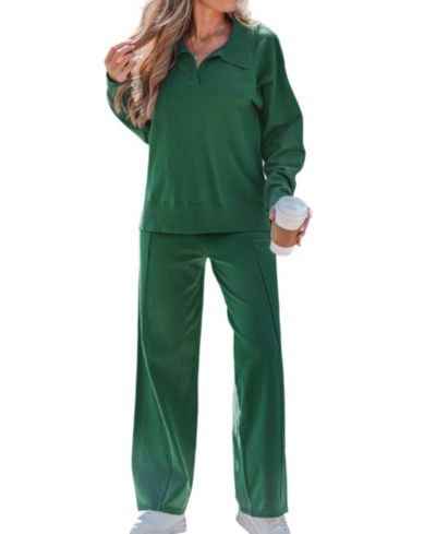 Cupshe Women's Knit Matching Lounge Set
