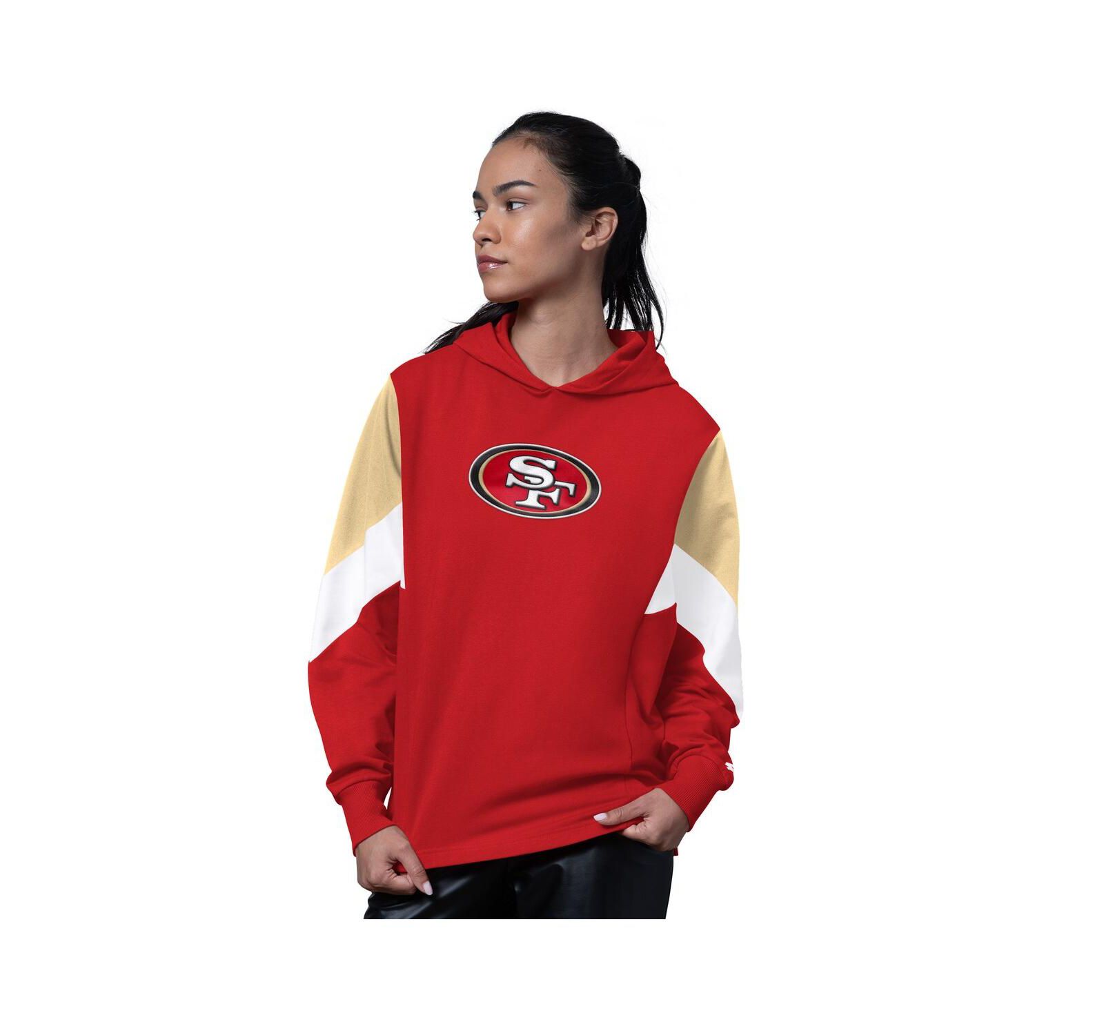Женское худи Starter Scarlet San Francisco 49ers Scrimmage