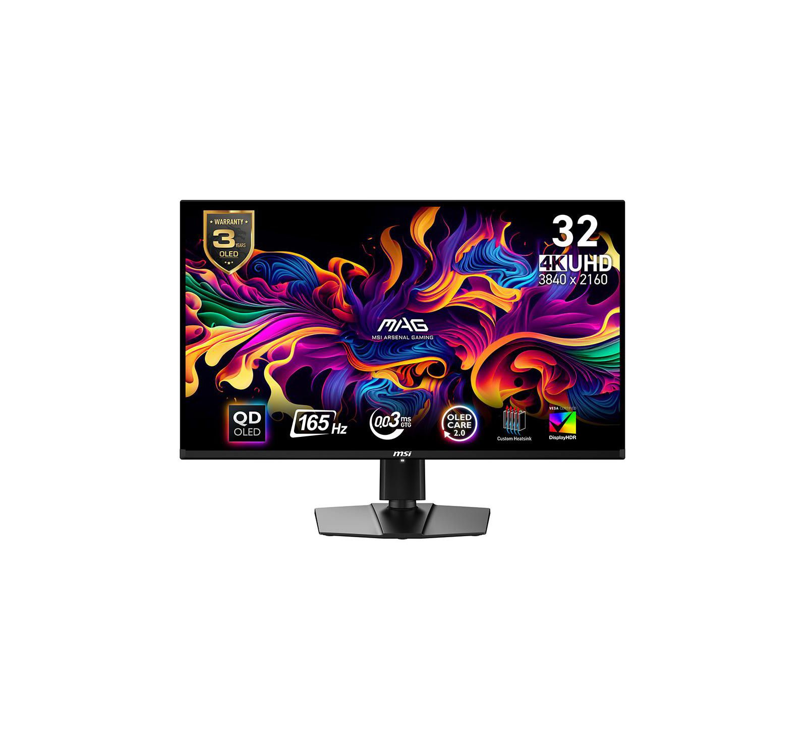 Игровой монитор MSI MAG 321UP QD-OLED 31.5" 16:9 4K Ultra HD 165Hz