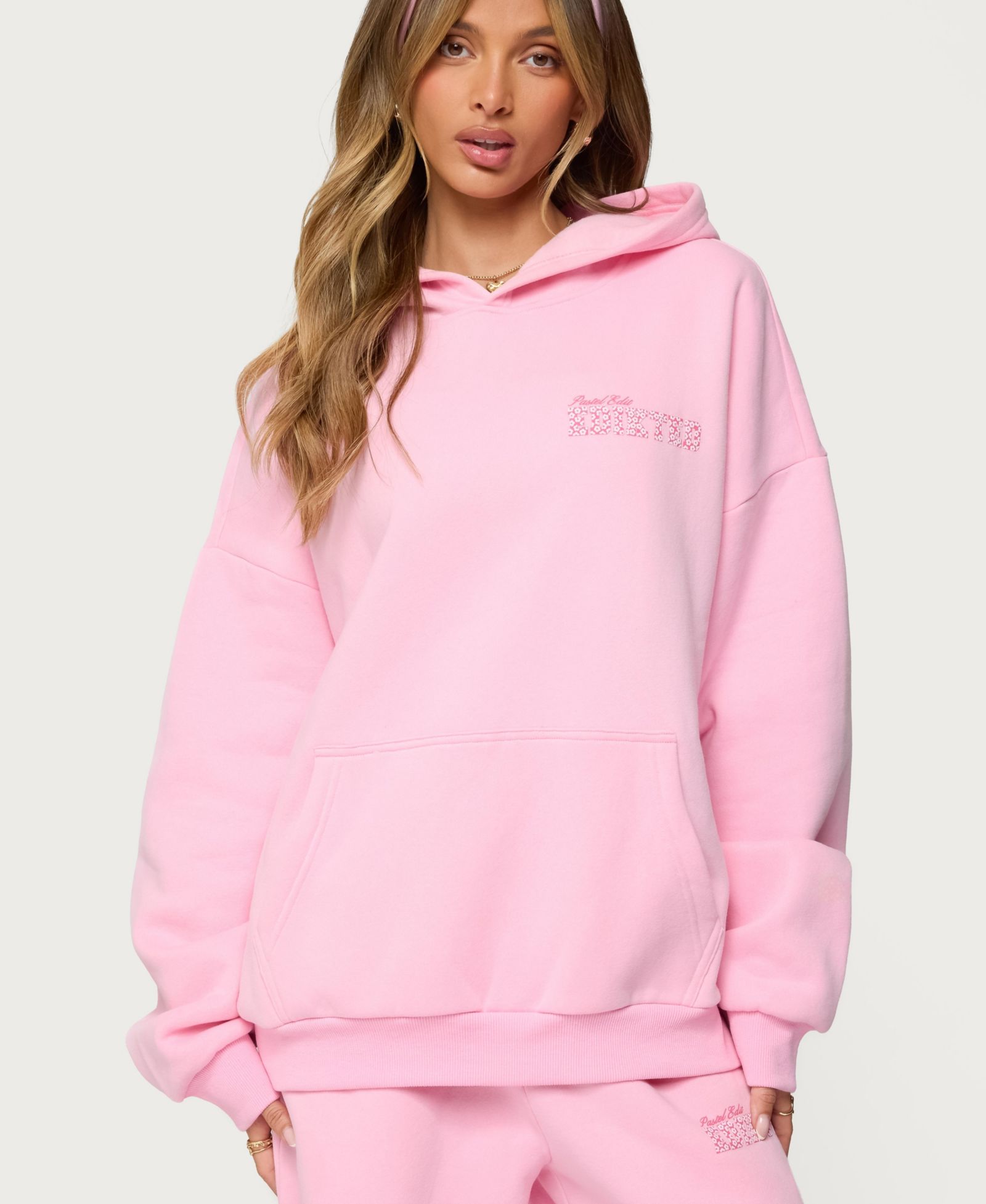 Edikted Women's Pastel Edit Oversized Hoodie
