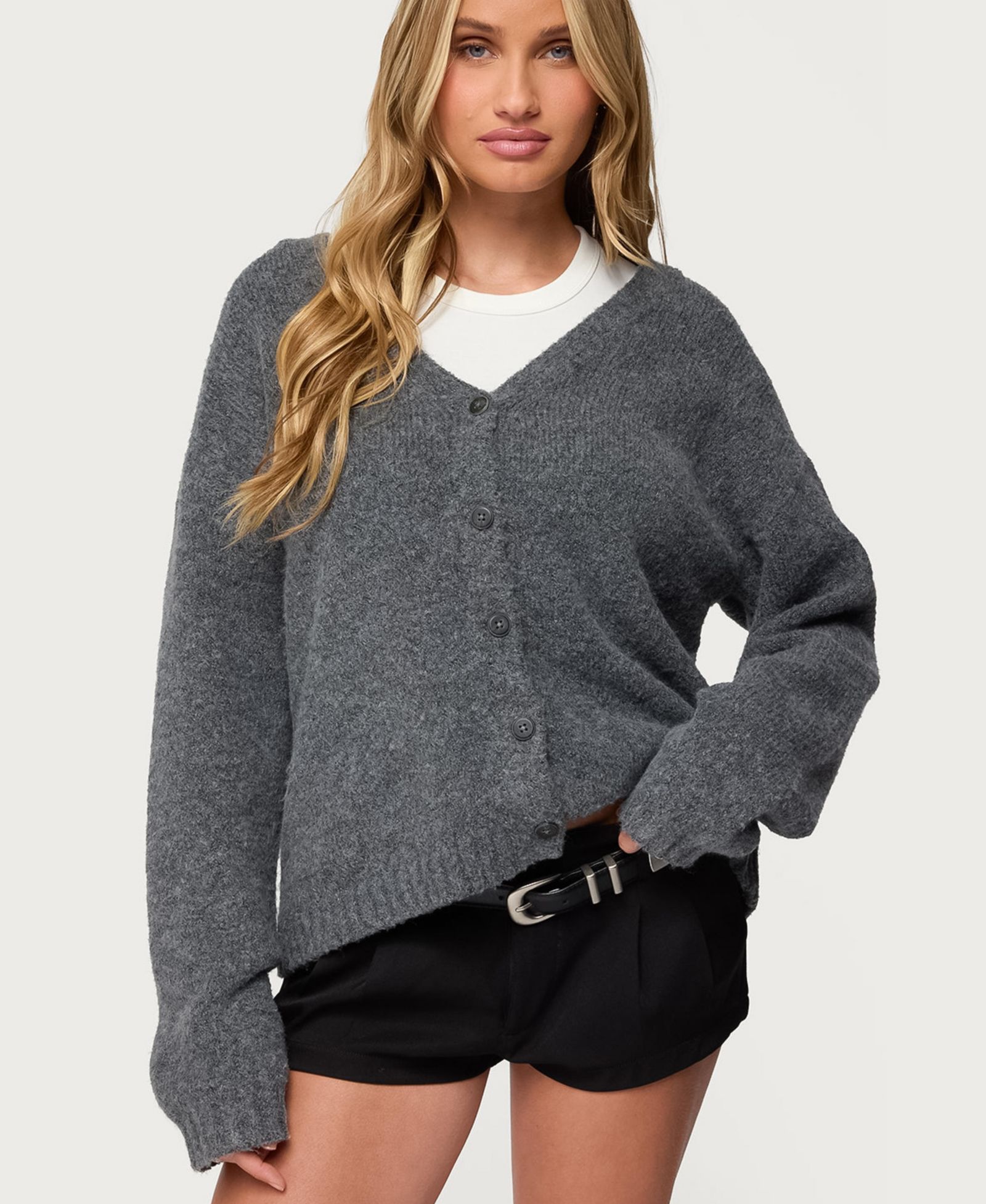 Женский вязаный кардиган Edikted Shiraz Oversized Knit