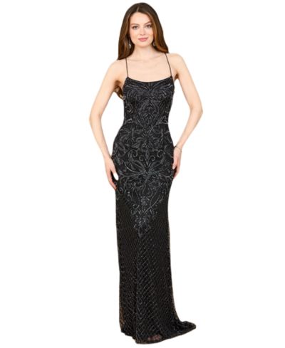 Платье Lara Women's Lace Up Open Back Beaded