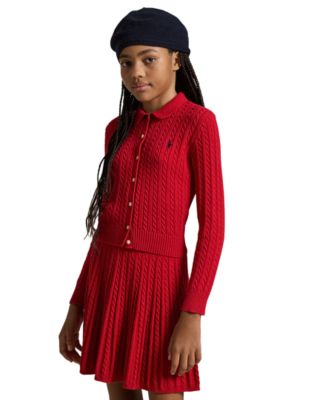 Детский комплект Polo Ralph Lauren: кардиган и юбка