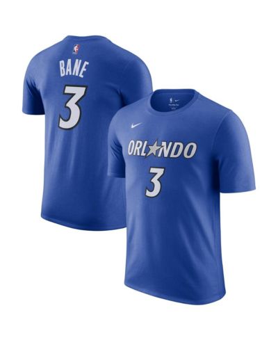 Nike Men's Desmond Bane Blue Orlando Magic Icon Edition Name & Number T-Shirt