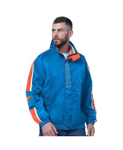 Мужская легкая куртка Starter Blue Oklahoma City Thunder Freestyle Full-Zip
