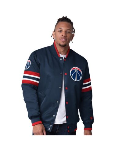 Мужская куртка Starter Washington Wizards Scout Varsity Satin Full-Snap