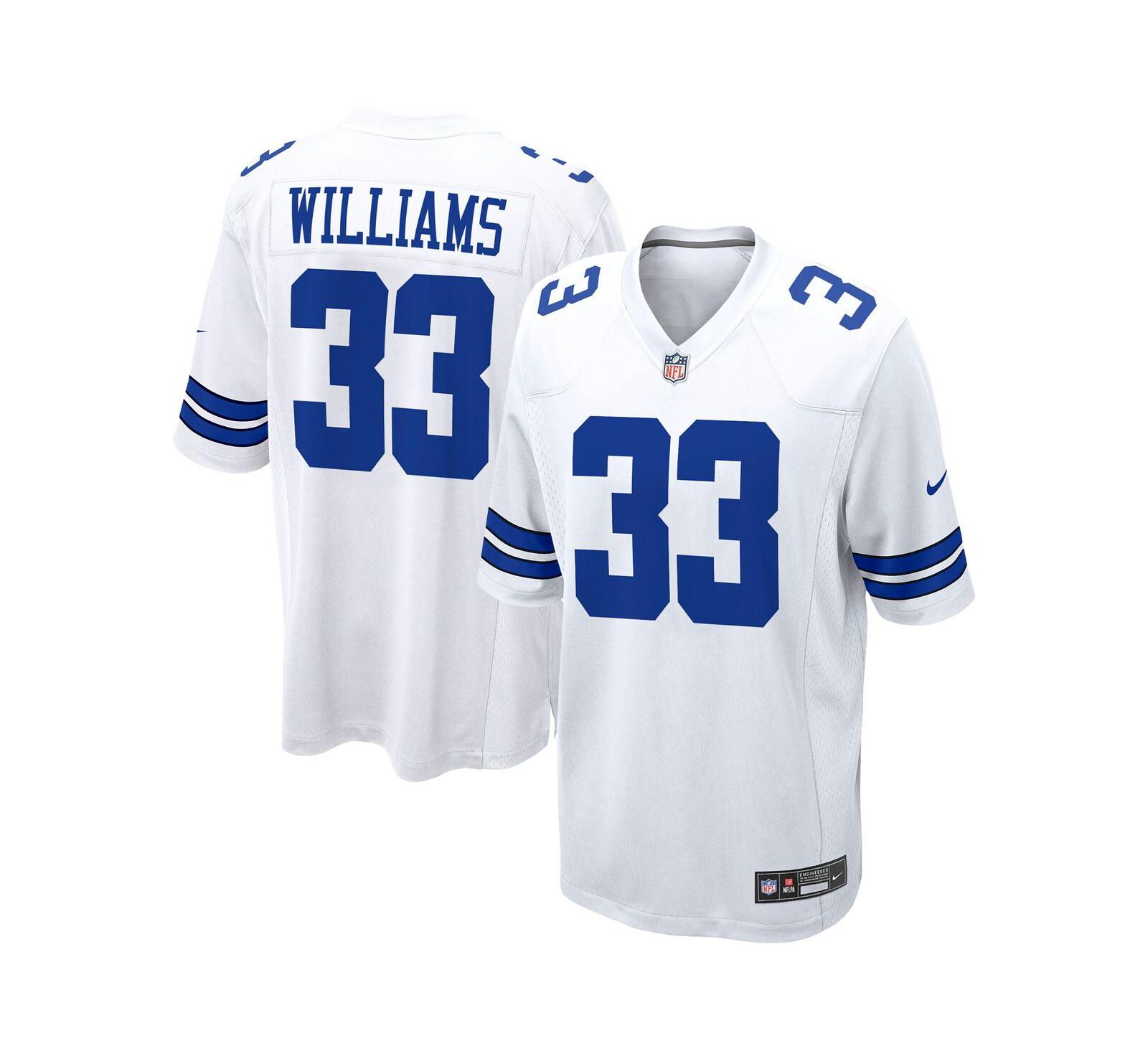 Мужская джерси Nike Javonte Williams Dallas Cowboys White