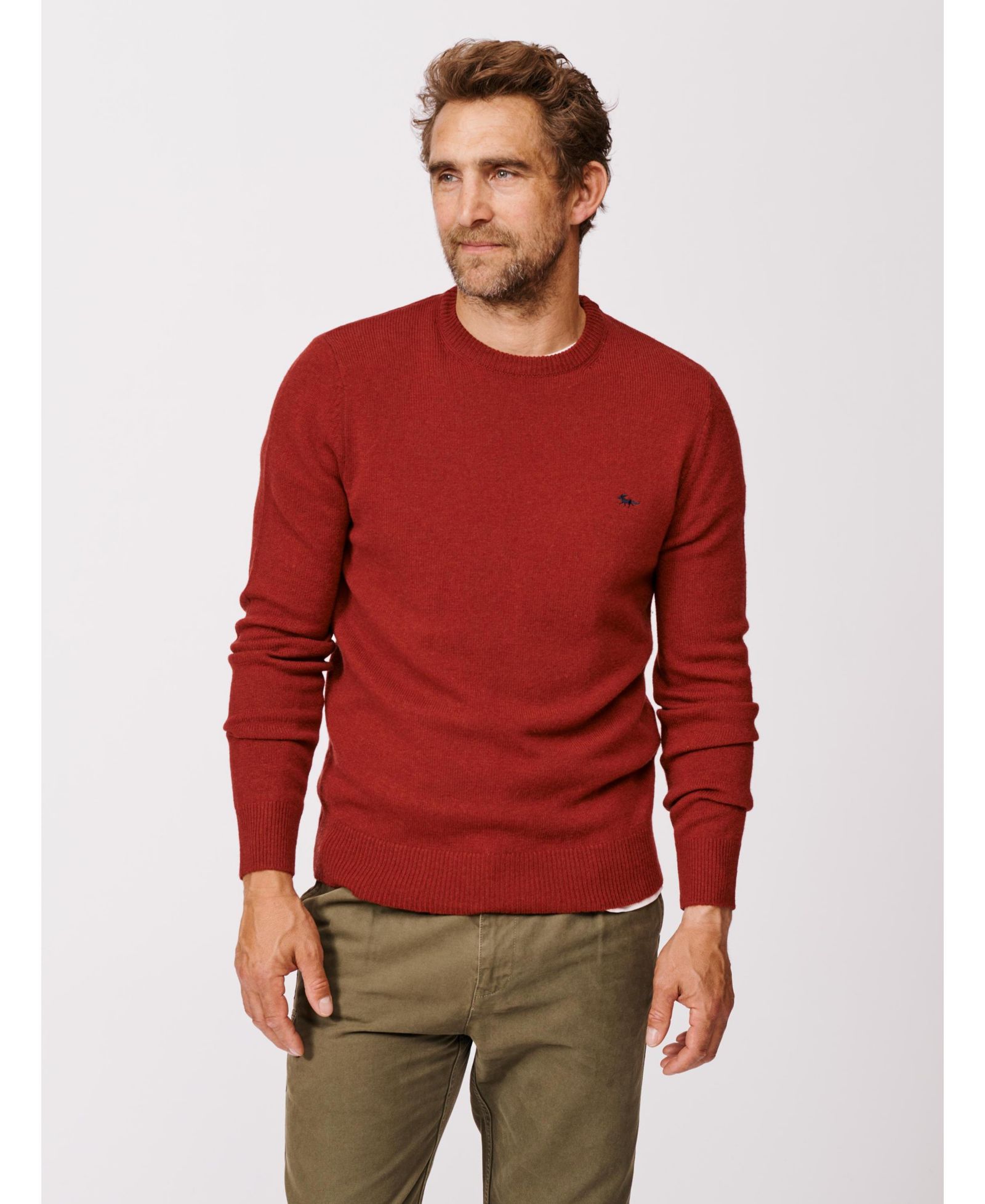 Aubin Men's Westbourne Crew Neck Merino Sweater