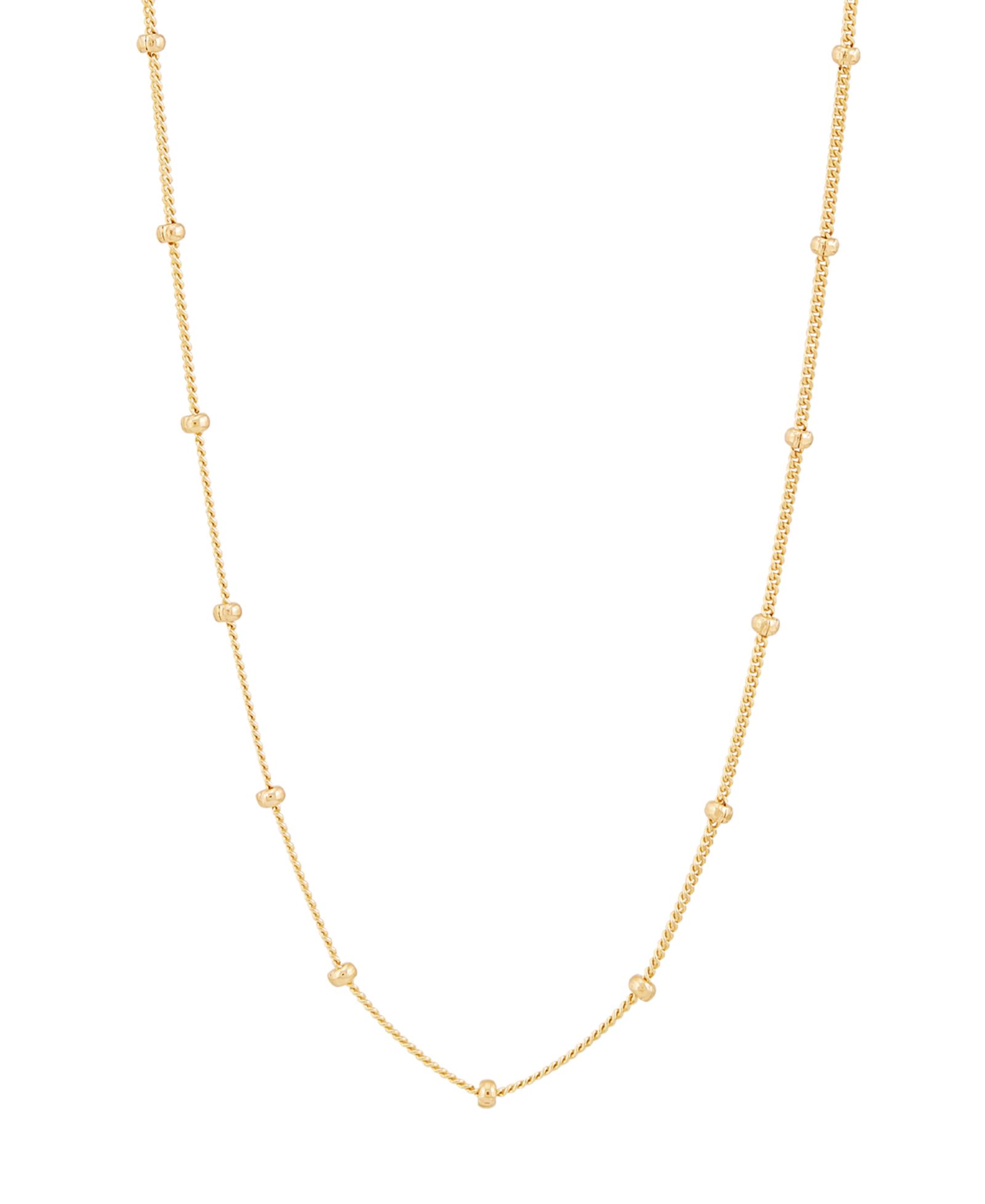 Italian Gold Expandable Curb Chain Necklace in 14k Yellow Gold