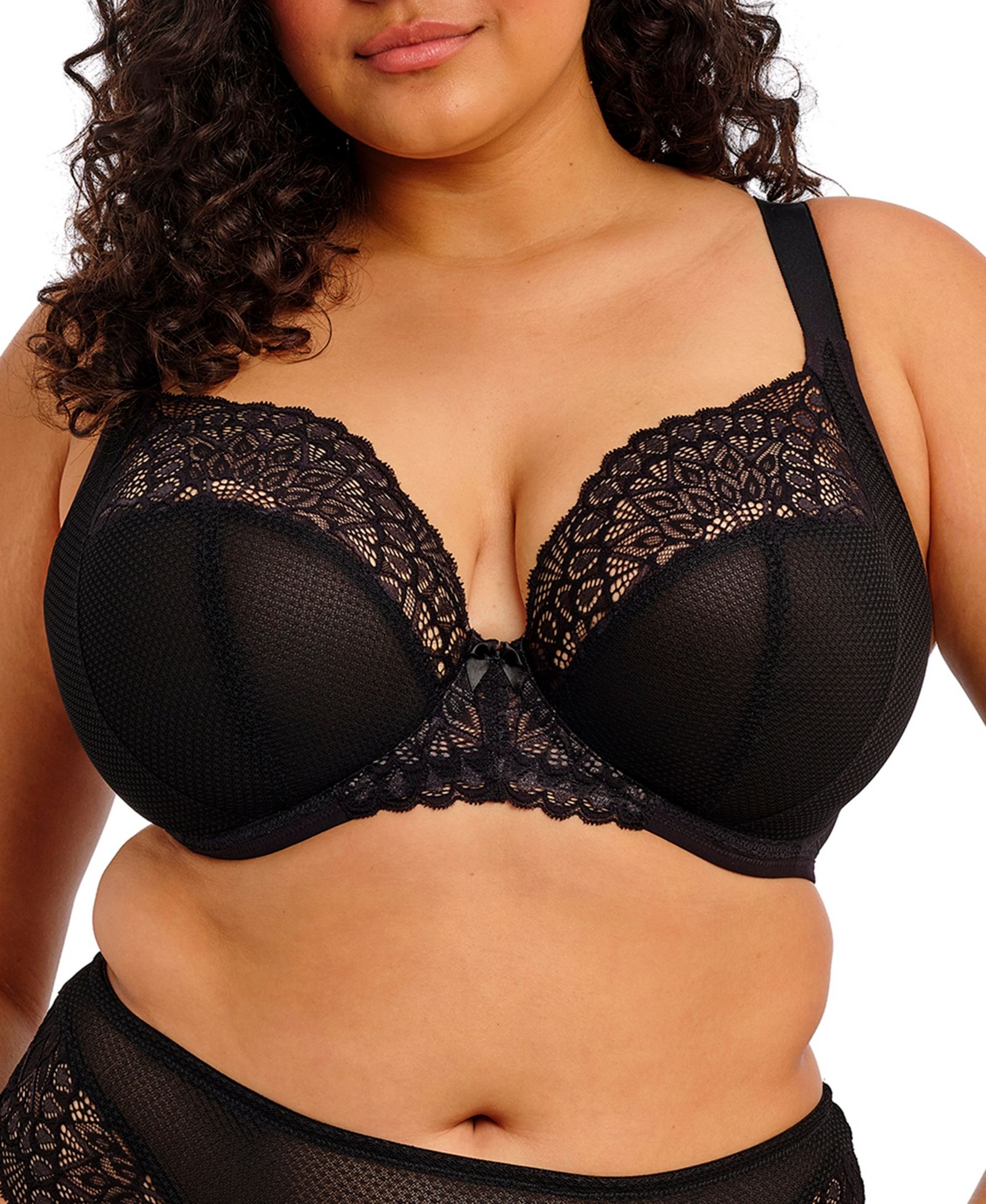 Elomi Plus Size Tiernie Underwire Plunge Bra