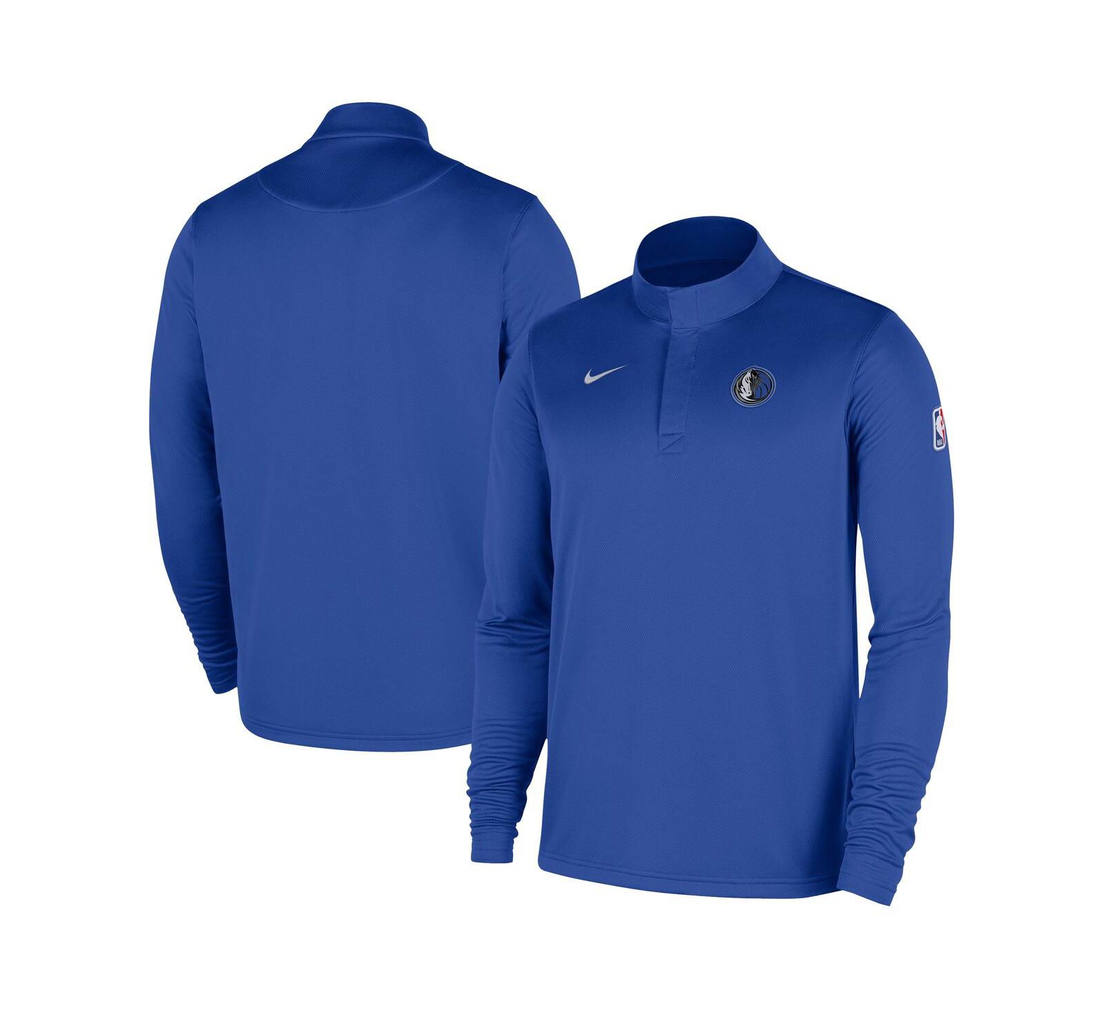 Мужская свитшот Nike Dallas Mavericks 2025/26 Authentic Coaches Quarter-Zip Dri-Fit
