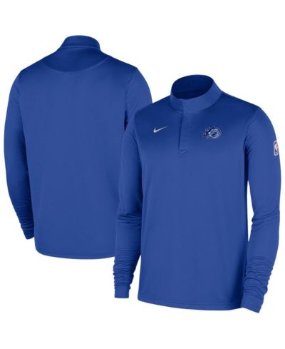 Свитшот Nike Men's Blue Orlando Magic 2025/26 Authentic Coaches Quarter-Zip Dri-Fit