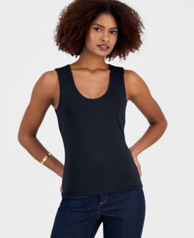 Женский топ I.N.C. International Concepts Contour Jersey Scoop Neck