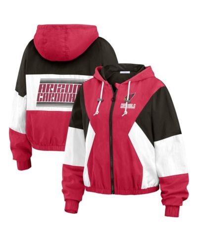 WEAR by Erin Andrews Женский ветровка WEAR by Erin Andrews Cardinal Arizona Cardinals