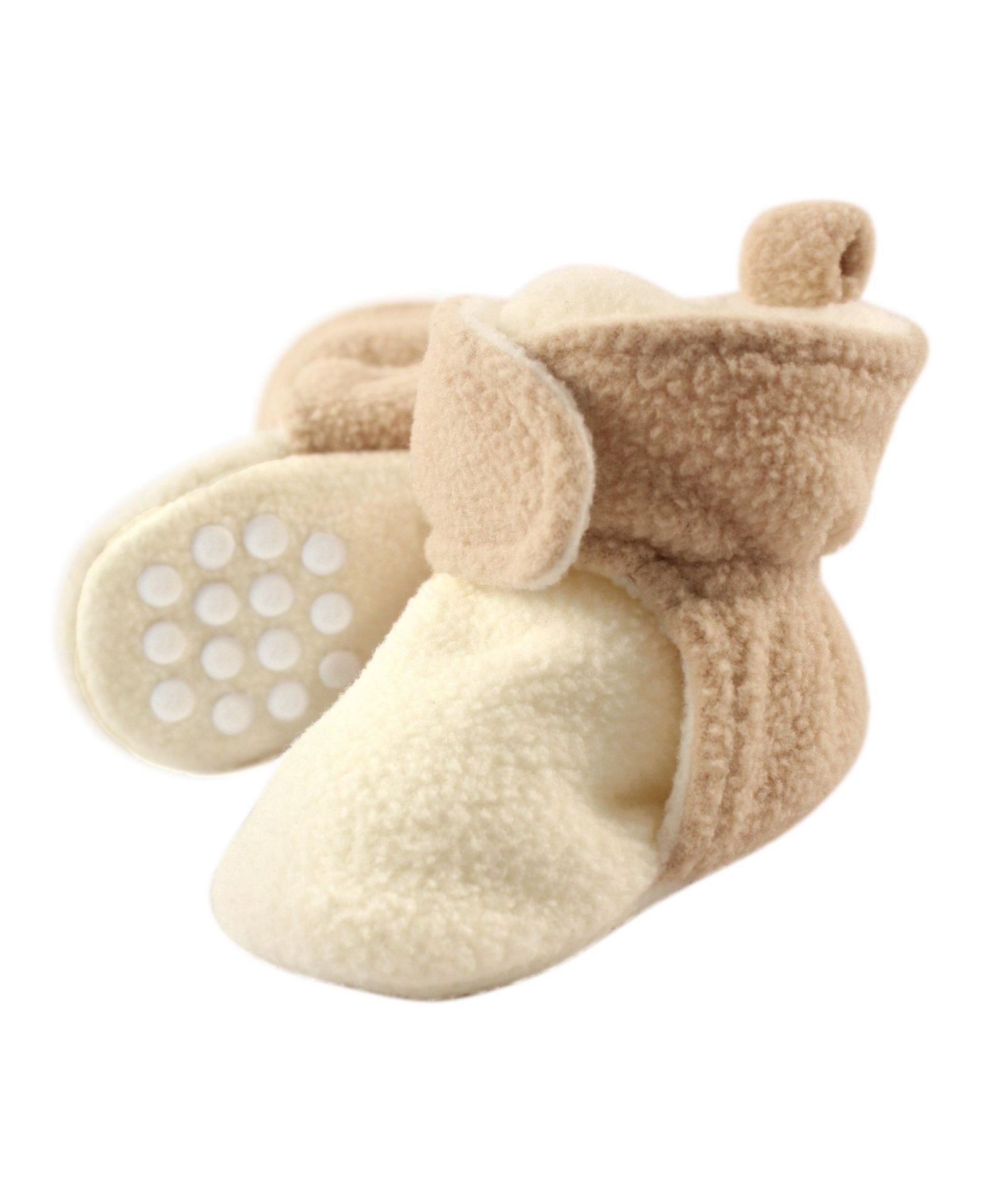 Luvable Friends Ultra-Soft Fleece Bedtime Booties