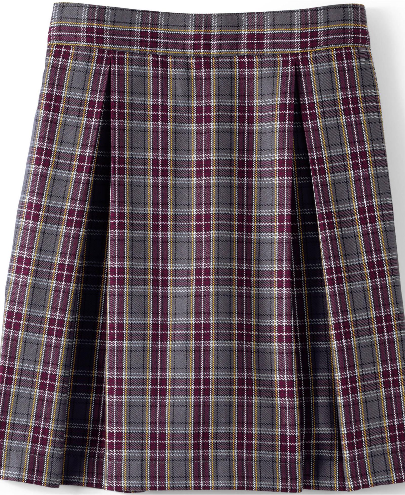 Lands' End Детская клетчатая юбка-шорты Top of Knee