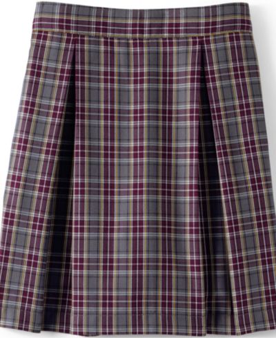 Lands' End Детская клетчатая юбка-шорты Top of Knee