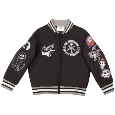 Nightmare Before Christmas Little And Big Boys Casual Graphic Varsity Bomber Jacket