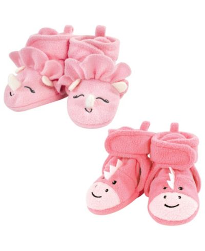Hudson Baby Baby Girls Hudson Fleece Booties