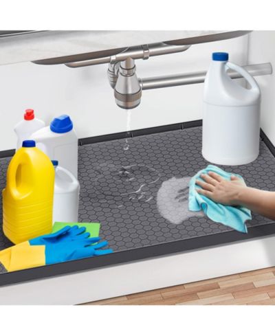 Cheer Collection Sillicone 22" x 28" Under Sink Mat