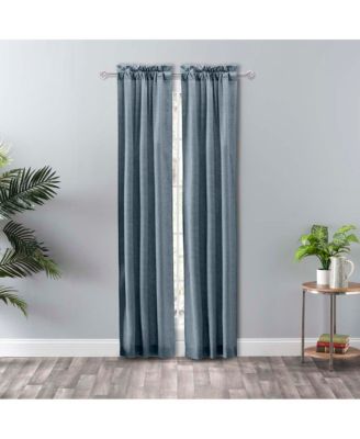 Ellis Curtain Lisa однотонная хлопковая занавеска с завязками