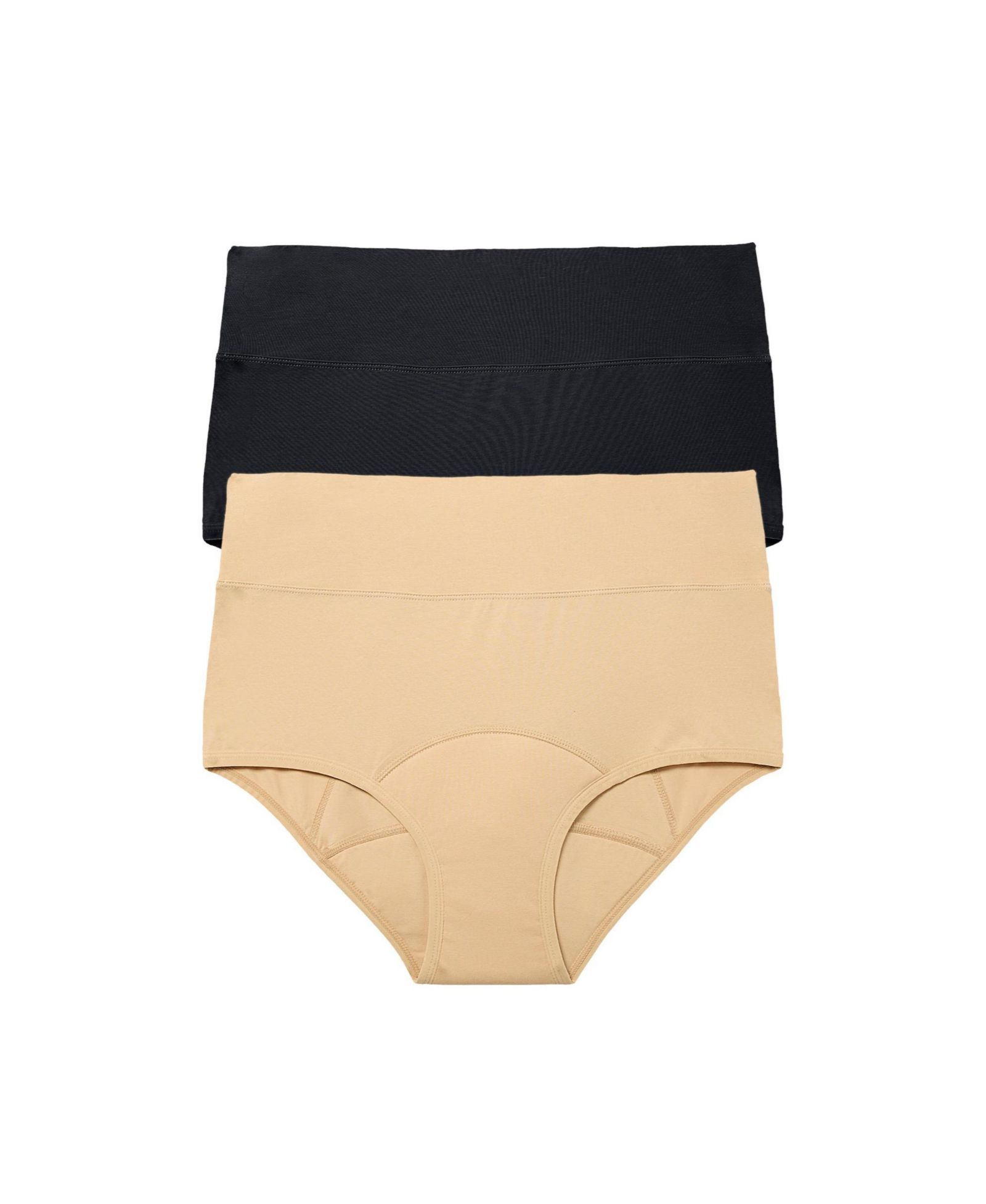 Трусики Comfort Choice Plus Size из хлопка и спандекса 2 шт