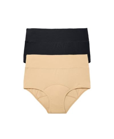 Трусики Comfort Choice Plus Size из хлопка и спандекса 2 шт