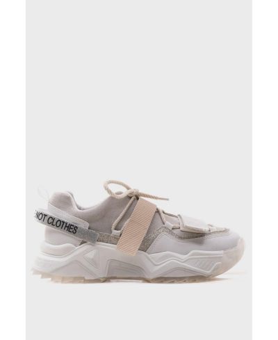 White faux leather
